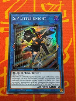 YUGIOH S:P LITTLE KNIGHT SUPER RARE RA03-EN049 NM 25th BONANZA - Image 1