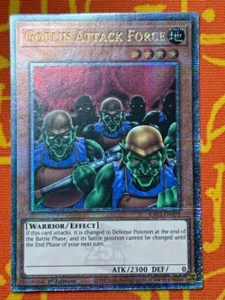 YUGIOH GOBLIN ATTACK FORCE QUARTER CENTURY SECRET RARE NEAR MINT RA03-EN101 - Image 1