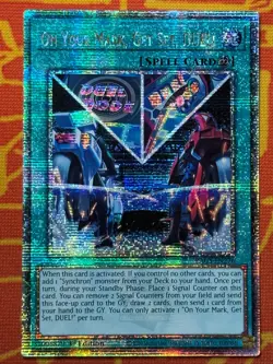 YUGIOH ON YOUR MARK, GET SET, DUEL! QUARTER CENTURY SECRET RARE NM RA03-EN276 - Image 1