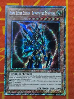 YUGIOH BLACK LUSTER SOLDIER ENVOY OF THE BEGINNING PLATINUM SECRET NM RA03-EN132 - Image 1
