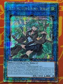 YUGIOH WYNN THE WIND CHARMER, VERDANT QUARTER CENTURY SECRET RARE NM RA03-EN045 - Image 1