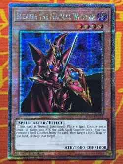 YUGIOH BREAKER THE MAGICAL WARRIOR QUARTER CENTURY SECRET RARE NM RA03-EN125 - Image 1