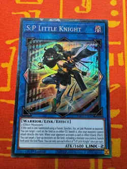 YUGIOH S:P LITTLE KNIGHT COLLECTORS RARE RA03-EN049 NM 25th BONANZA - Image 1