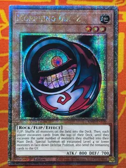 YUGIOH MORPHING JAR #2 QUARTER CENTURY SECRET RARE NM RA03-EN100 - Image 1