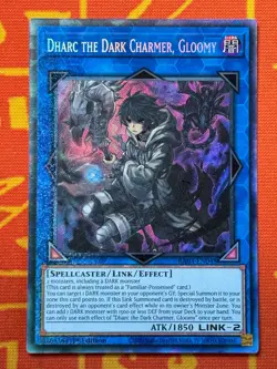 YUGIOH DHARC THE DARK CHARMER, GLOOMY COLLECTORS RARE NEAR MINT RA03-EN048 - Image 1