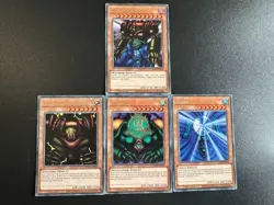 YUGIOH GATE GUARDIAN SET SANGA, SUIJIN, KAZENJIN RARE MAZE-EN032-EN035 - Image 1