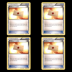 4x Professors Letter 123/146 XY 2014 Pokemon Cards Playset Play Set Uncommon TCG - Image 1