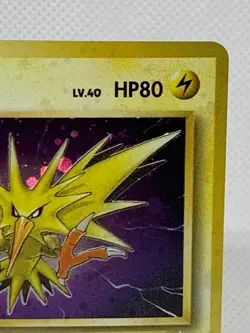 Zapdos LV.40 No.145 Pokemon Card Old Back Japanese - Image 2