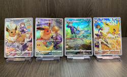 Eevee & Flareon & Vaporeon & Jolteon CHR s8b Pokemon Card Japanese - Image 1