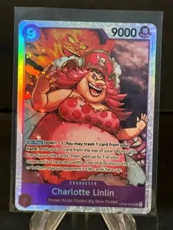 One Piece Two Legends Card English Card Holo Charlotte Linlin OP08-069 SR Mint - Image 1