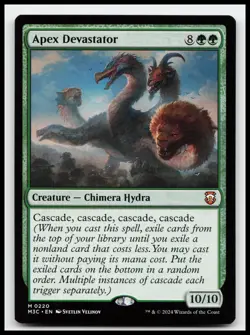 Apex Devastator #220 Commander: Modern Horizons 3 Magic The Gathering Card - Image 1