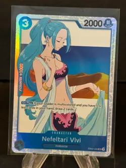 Nefeltari Vivi EB02-026 SR Anime 25th Collection One Piece Card Game English - Image 1