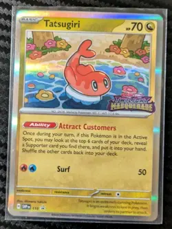 Tatsugiri 118 Twilight Masquerade Promo Holo Pokemon Card NM Condition - Image 1