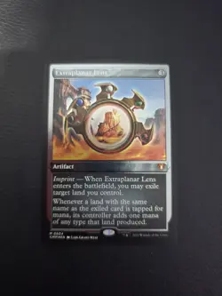 Extraplanar Lens (Foil Etched) Commander Masters Foil MTG NM Magic Card - Image 1