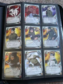 Naruto Uzumaki TCG Trading Cards Lot Rare Promo Sasuke Uchiha Sharigan Bandai - Image 1