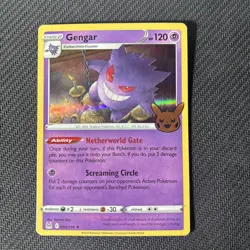 Gengar 066/196 2023 Trick or Trade Holo Stamped Pokemon Card - Image 1