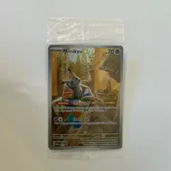 Sealed Pokemon Mimikyu 75 SV Scarlet & Violet Promo Card Holo Rare - Image 1