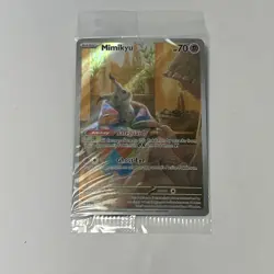Sealed Pokemon Mimikyu 75 SV Scarlet & Violet Promo Card Holo Rare - Image 2
