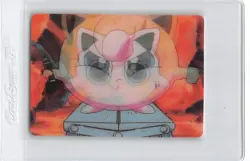 POKEMON JIGGLYPUFF RARE PIKA-0022D/DVD VIZ VIDEO PROMO CARD 3D LENTICULAR MP/HP - Image 1