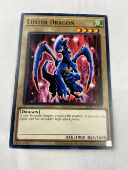 yugioh Luster Dragon sdbe-en004 Saga Of Blue Eyes White Dragon Unlimited Common - Image 1