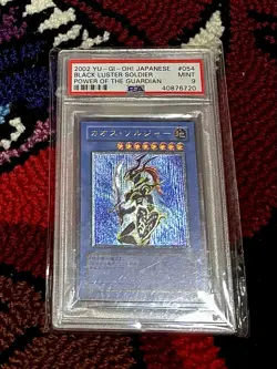 PSA 9 MINT Yu-Gi-Oh! 304-054 Japanese Black Luster Soldier Ultimate Rare - Image 1
