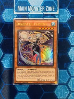 Dracotail Faimena 1st Edition Ultra Rare JUSH-EN002 Yu-Gi-Oh! - Image 1