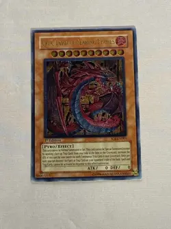 Yu-Gi-Oh! First Edition Ultimate Rare Uria, Lord of Searing Flames SOI-EN001 - Image 1