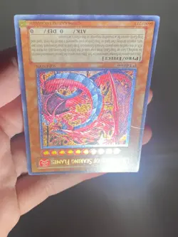 Yu-Gi-Oh! First Edition Ultimate Rare Uria, Lord of Searing Flames SOI-EN001 - Image 3