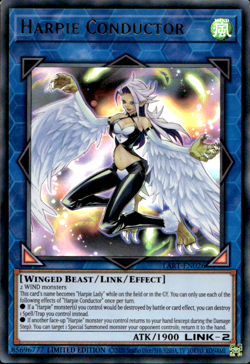 HARPIE CONDUCTOR LART-EN026 ULTRA RARE UNSEALED LP YuGiOh - Image 1