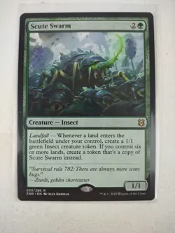 Scute Swarm - Zendikar Rising ZNR Magic the Gathering MTG - NM+ - Image 1