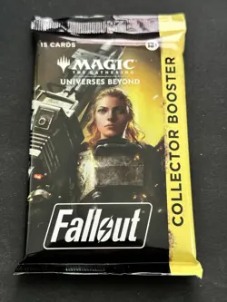 Magic: The Gathering MTG Fallout Collector Booster Pack (15 Cards) New Sealed - Image 1
