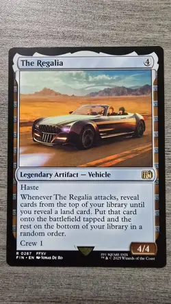 The Regalia (Rare) #267 Final Fantasy MTG Near Mint - Image 1