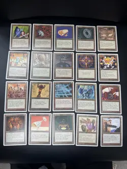 Magic the Gathering MTG 4th Edition Artifact Lot Of 20 Cards Light Play - Image 1