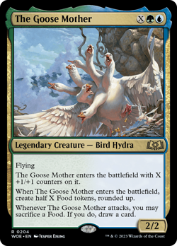 The Goose Mother Wilds of Eldraine HEAVILY PLD Creature Rare MAGIC CARD ABUGames - Image 1