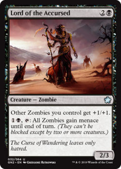 Lord of the Accursed Game Night 2019 PLD Black Uncommon MAGIC MTG CARD ABUGames - Image 1