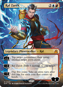 Ral Zarek (Borderless) Ravnica Remastered PLD Mythic Rare CARD ABUGames - Image 1