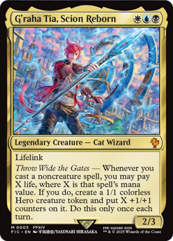 G'raha Tia, Scion Reborn (3) FOIL Final Fantasy Commander NM CARD ABUGames - Image 1