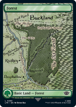 Forest (280) FOIL LOTR: Tales of Middle-earth NM CARD ABUGames - Image 1