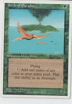 Birds of Paradise - 4th Edition - Magic The Gathering - MTG - (A) - Image 1