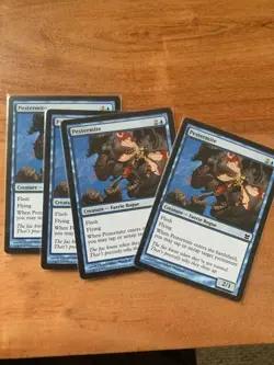 4x MTG Pestermite Light Play, English Modern Masters PLAYSET Magic the Gathering - Image 1