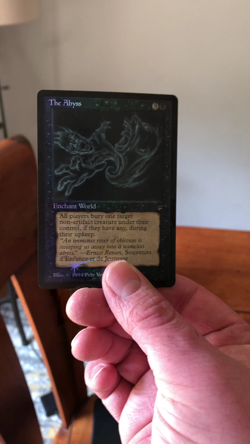 MTG - The Abyss - FOIL - Legends - Legacy - Alt Art - EDH - WATCH VIDEO OF ITEM! - Image 2