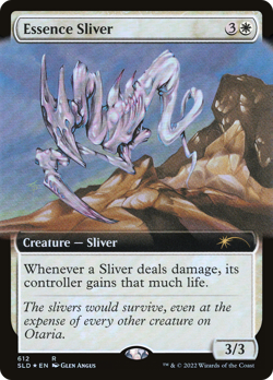 Essence Sliver (Secret Lair) FOIL PROMO NM White Rare MAGIC MTG CARD ABUGames - Image 1