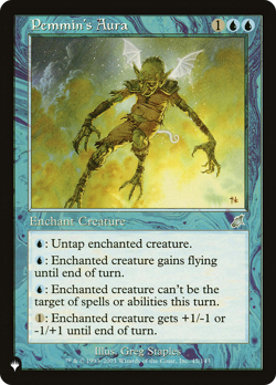 Pemmin's Aura (The List) Scourge NM Blue Uncommon MAGIC GATHERING CARD ABUGames - Image 1