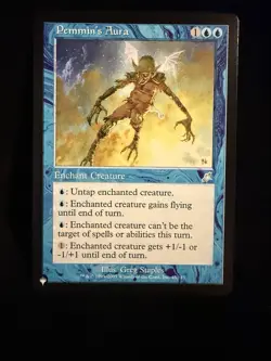 Pemmin's Aura (The List) Scourge NM Blue Uncommon MAGIC GATHERING CARD ABUGames - Image 1