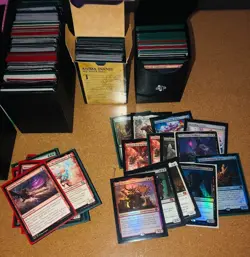 Magic the Gathering Lot w/ FOILS & RARES 50+ RARES - Image 3