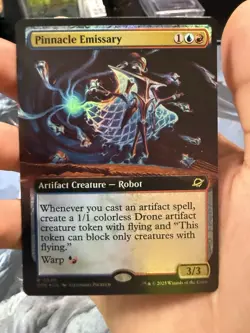 Pinnacle Emissary Extended Art Edge Of Eternities Foil 349 NM Free Ship - Image 3