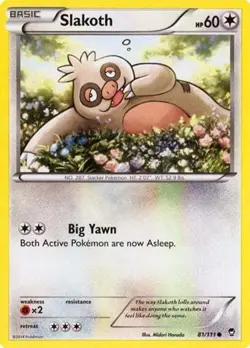 Slakoth 81/111 - Pokemon XY Furious Fists Card - Image 2