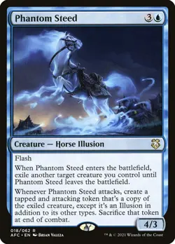 MTG Phantom Steed ** Forgotten Realms Commander ** English (NM) - Image 1