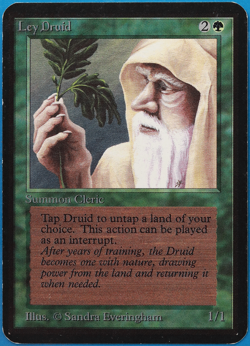 Ley Druid Alpha PLD Green Uncommon MAGIC GATHERING CARD (ID# 497336) ABUGames - Image 1