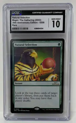 Natural Selection MTG 2022 30th Anniversary CGC 10 Gem Mint - Image 1
